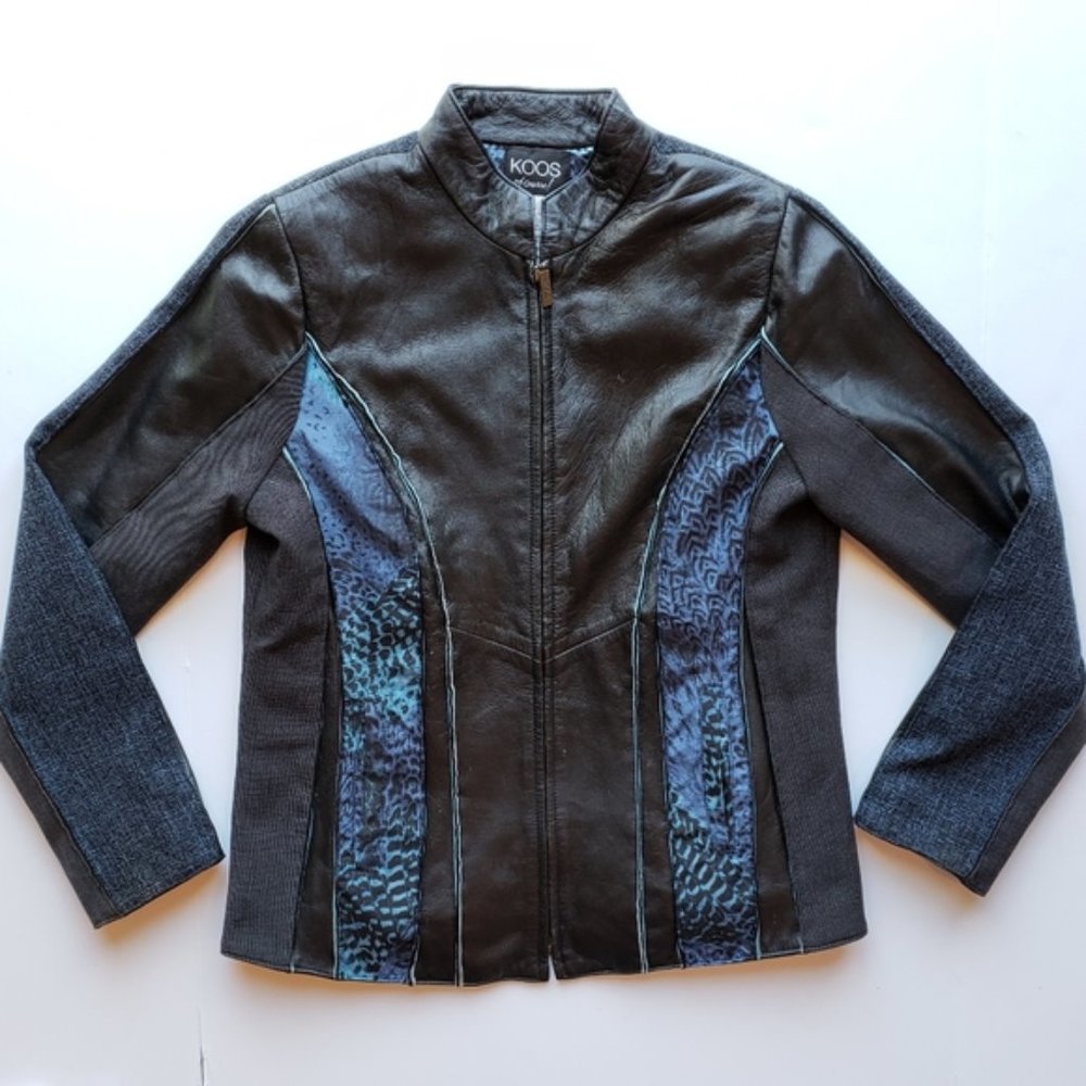 Koos of Course Leather Jacket Women Small
